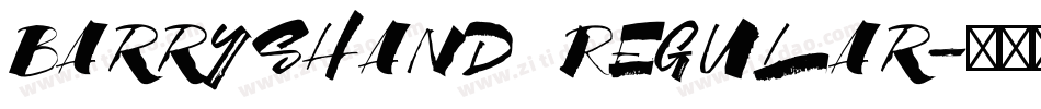 BarrysHand Regular字体转换